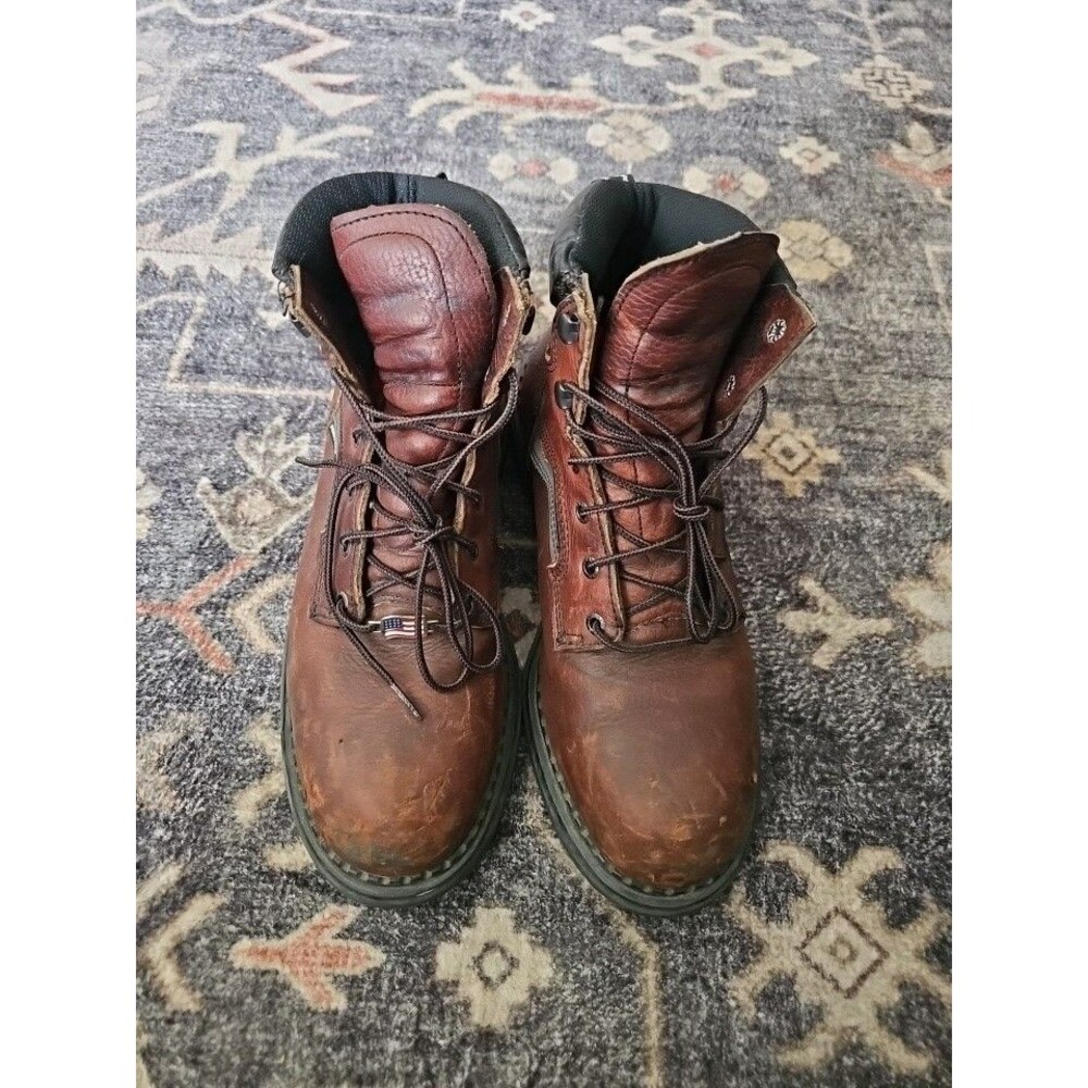 Red Wing 2226 DynaForce Men's Steel Toe EH Brown Leather Work Boots Sz 9
